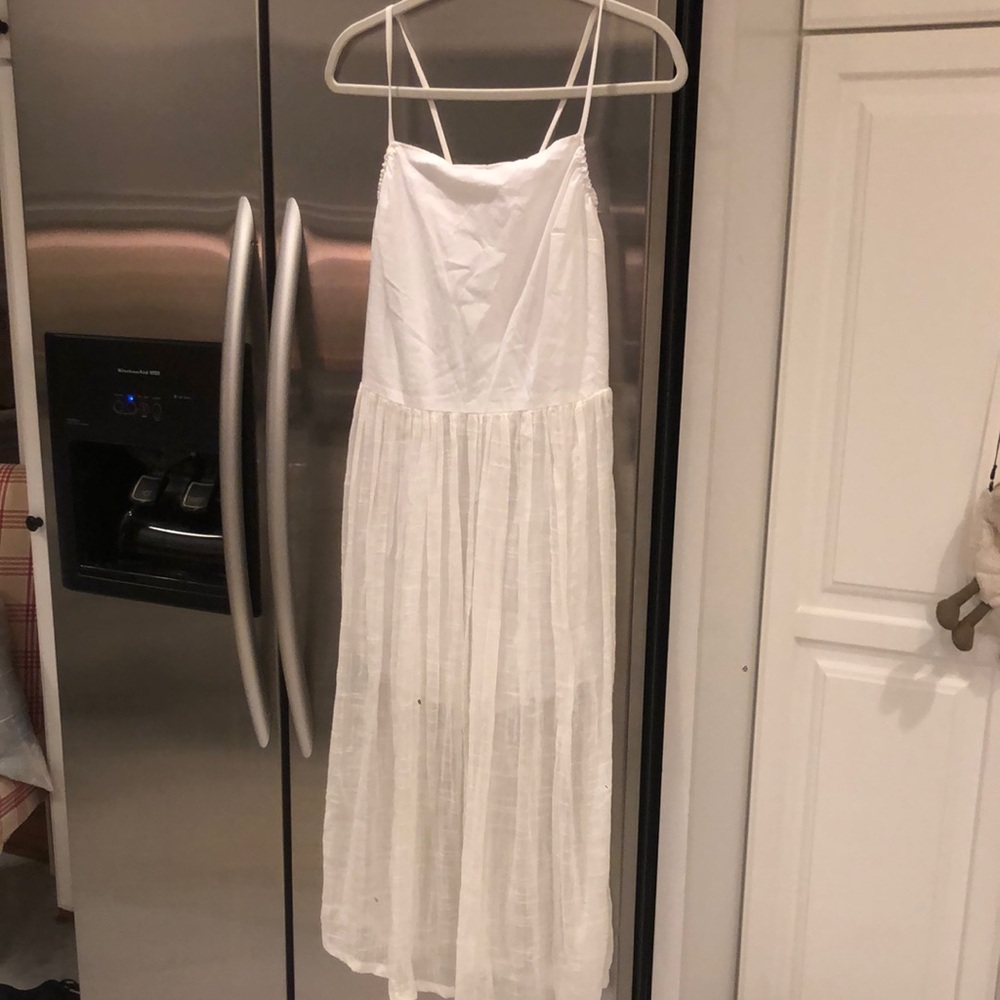 Urban Outfitters white Sundress Sleeveless Spaghetti Strap